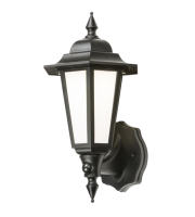 Knightsbridge LED Wall Lantern with PIR (Black)
